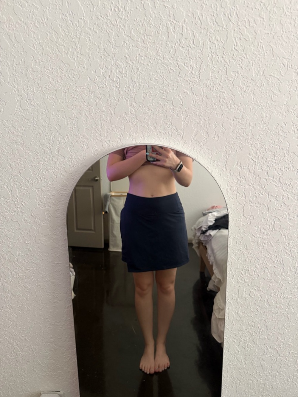 Athleta Navy Active Skirt